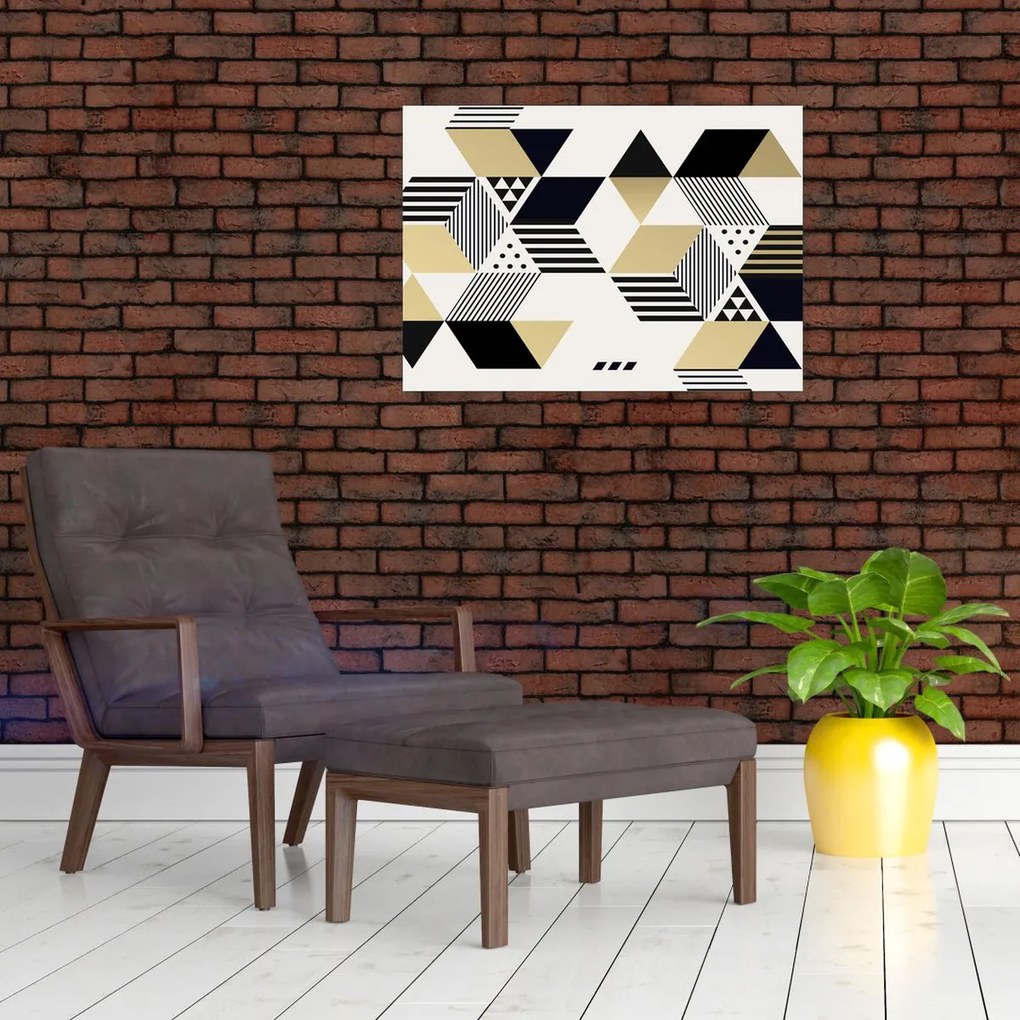 Obraz - Kształty geometryczne N⁰1 (70x50 cm)