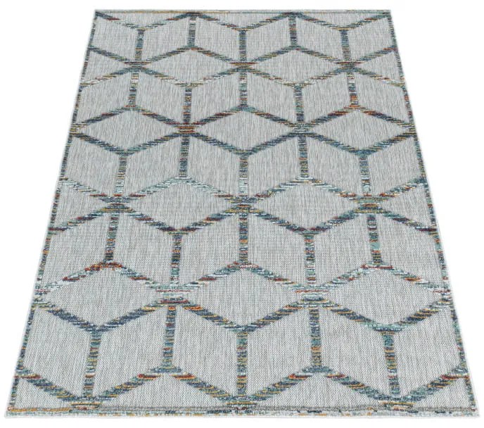 Dywan zewnętrzny Modena Romby multikolor 80 cm x 150 cm