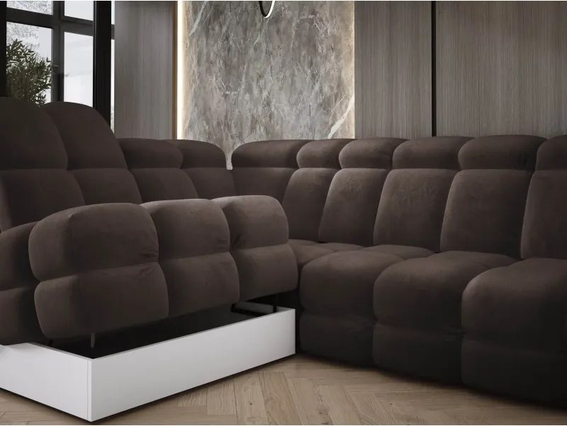 Narożnik TOLLO L Lewostronny Elektryczna regulacja Salvador 04 WERSAL