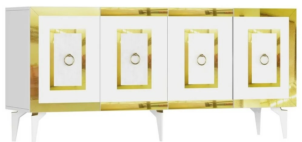 Szafka Karya White and Gold