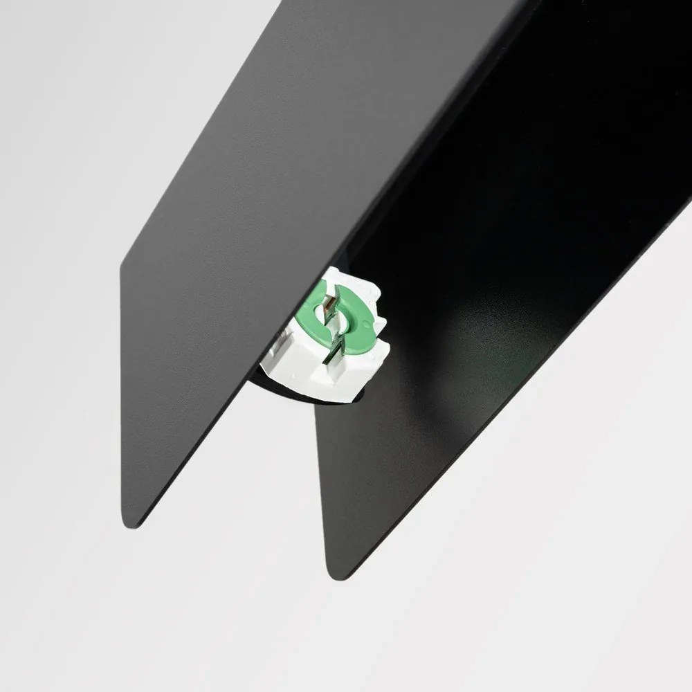 Czarna metalowa lampa wisząca LED Nebula – Sollux