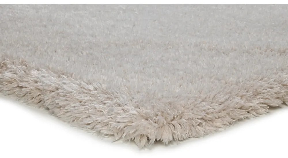 Beżowy dywan z włókien z recyklingu 80x150 cm Shaggy Reciclada – Universal