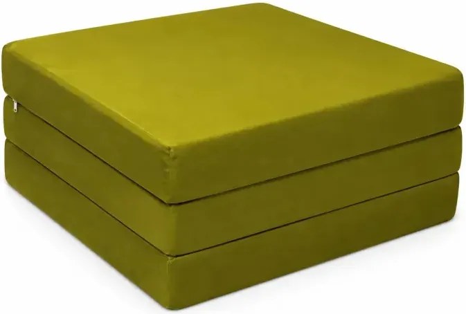 Materac 180/80 + Torba składany turystyczny tkanina Welur : Kolor tkaniny - VELVET - BL75, Rozmiar - 180/80/6, Typ tkaniny - Velvet