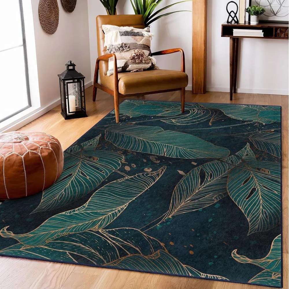 Morski chodnik odpowiedni do prania 80x200 cm Midnight Jungle – Mila Home