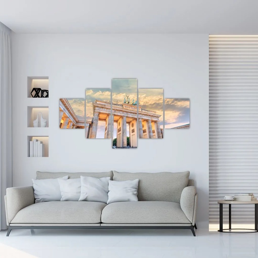 Obraz - Brama Brandenburska, Berlin, Niemcy (125x70 cm)