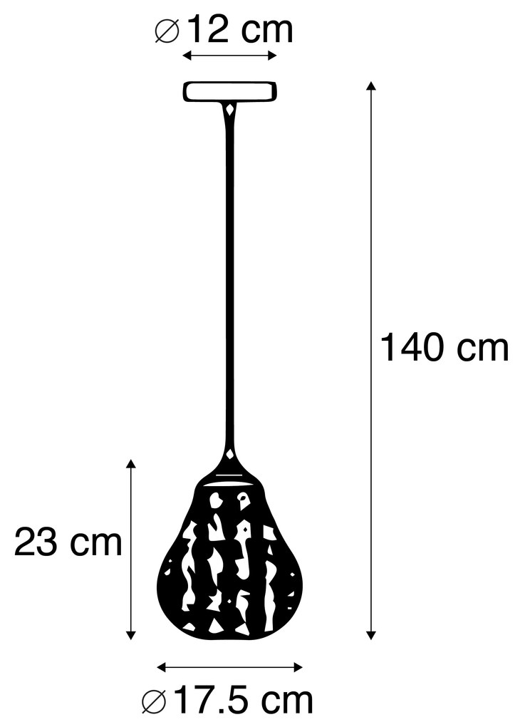 Orientalna lampa wisząca miedź - Billa DiaKolonialny Oswietlenie wewnetrzne