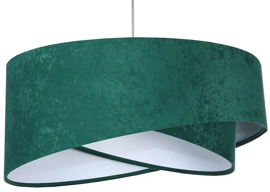 Zielono-biała asymetryczna lampa wisząca - EX972 S3-D58