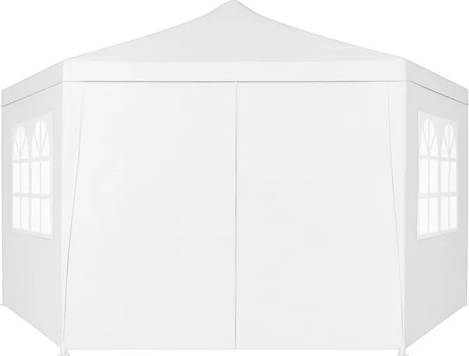 Pawilon ogrodowy z oknami 2x2x2m, namiot ogrodowy, biały Gardella-WW