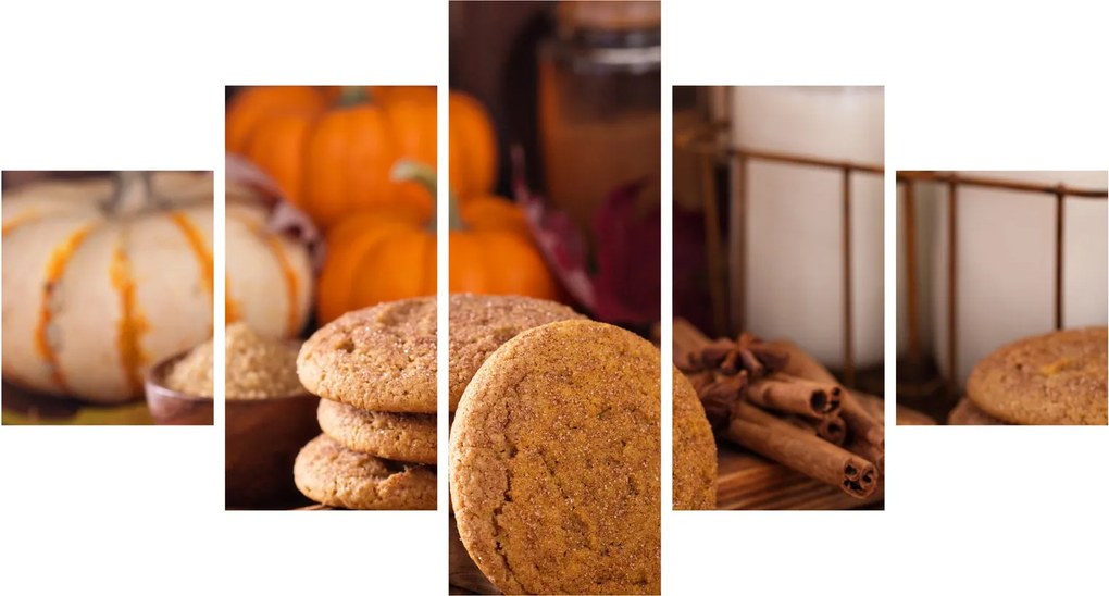 Obraz - Jesienne ciasteczka (125x70 cm)