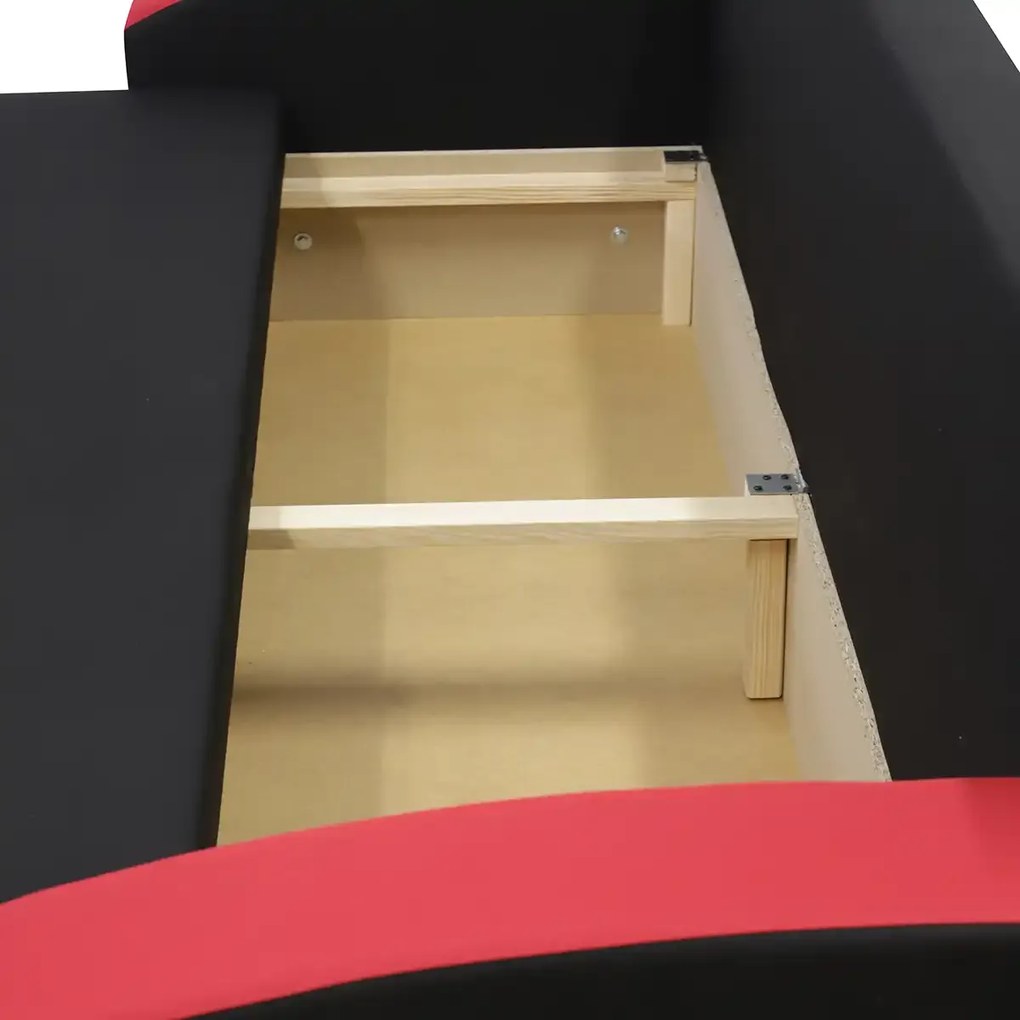 Kanapa sofa 3 os z funkcją spania KING Kremowy/Czarny