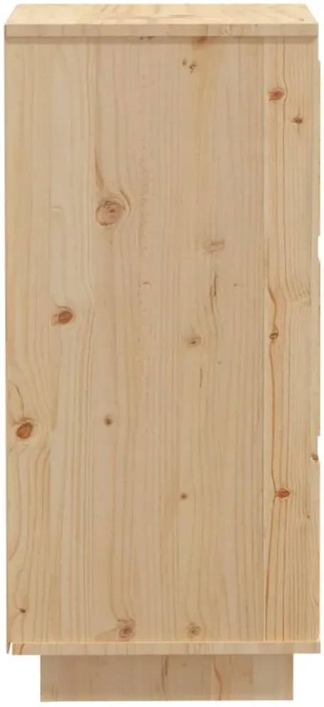 Skandynawska drewniana komoda z 3 szufladami F4-E62