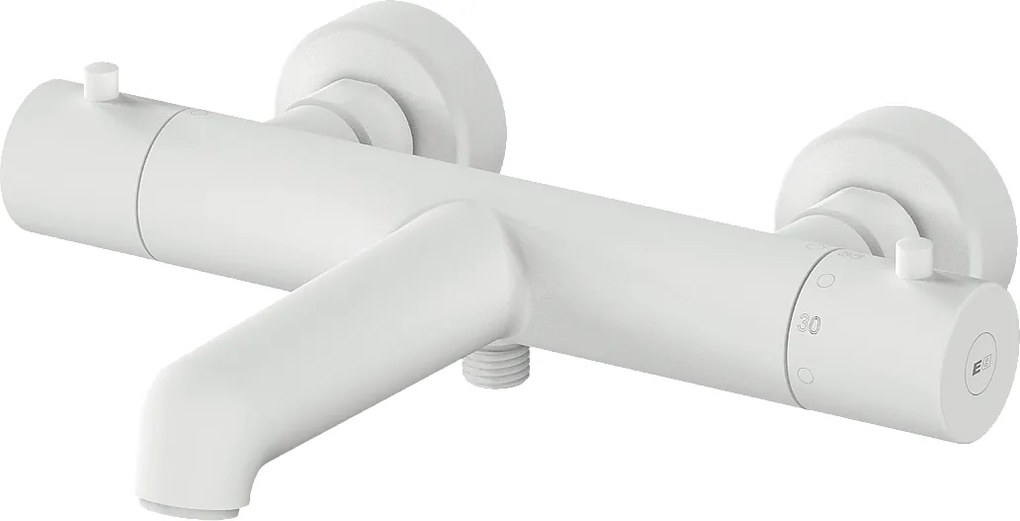 Luisa termostatyczna bateria wannowo-prysznicowa biały - Essebagno