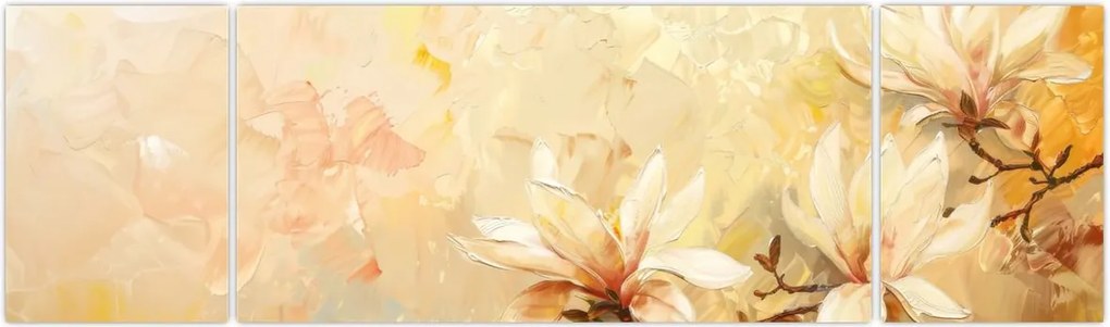 Obraz - Kwiaty (170x50 cm)