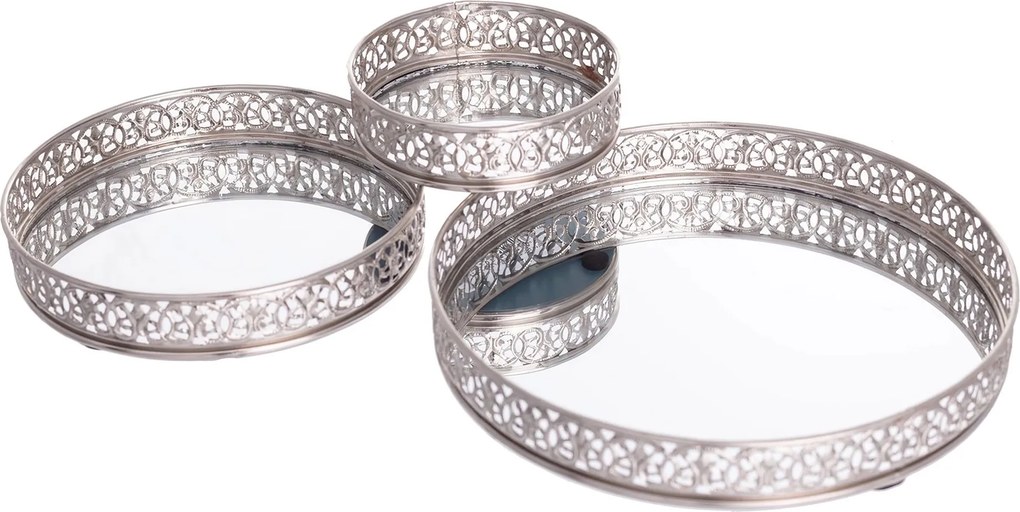 Komplet tac Judith 3szt. silver