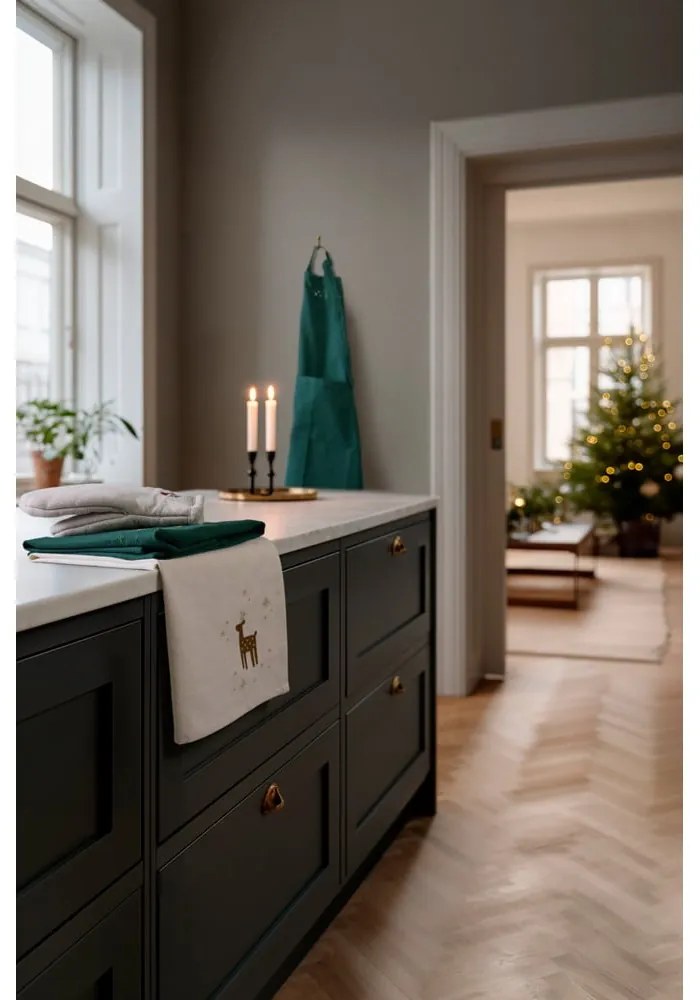 Ścierka ze świątecznym motywem z mieszanki bawełny 50x70 cm Christmas Fable – JUNA