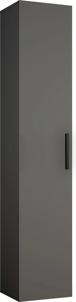 Masseno Garderoba MODULO 160,6/204/40 cm do Przedpokoju Nowoczesna Szara