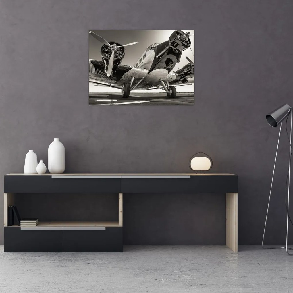 Obraz - Historyczne samoloty (70x50 cm)