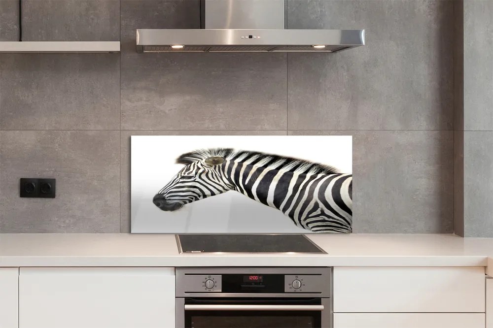 Panel szklany do Kuchni Profil Dzikiej Zebry