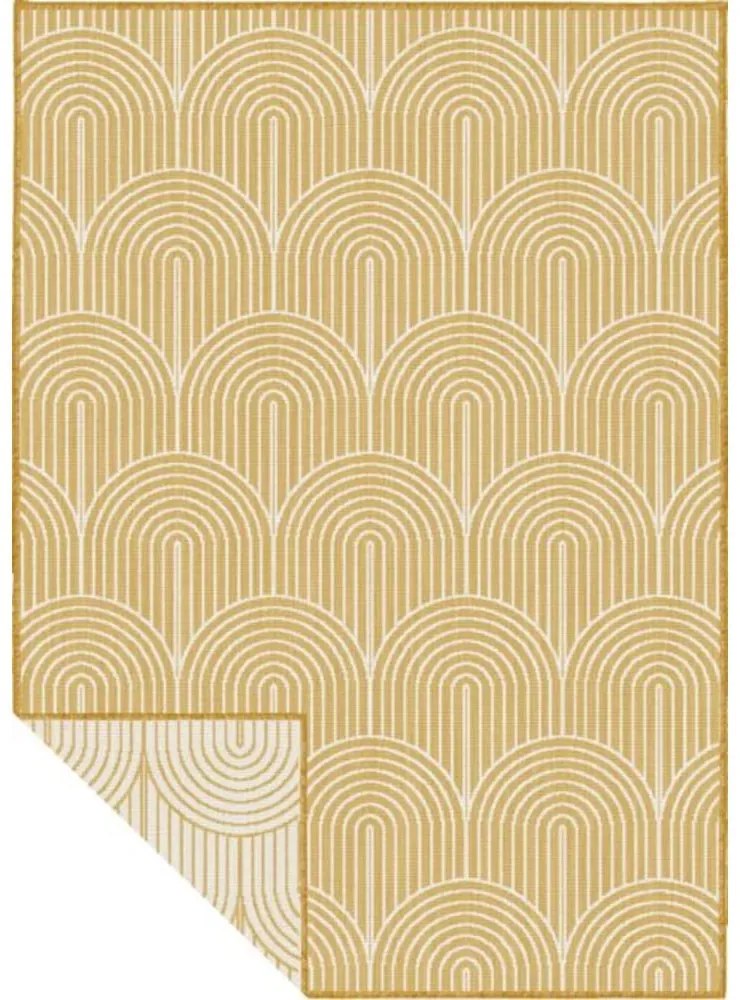Dywan odpowiedni na zewnątrz w kolorze ochry 200x290 cm Pangli Ochre – Hanse Home