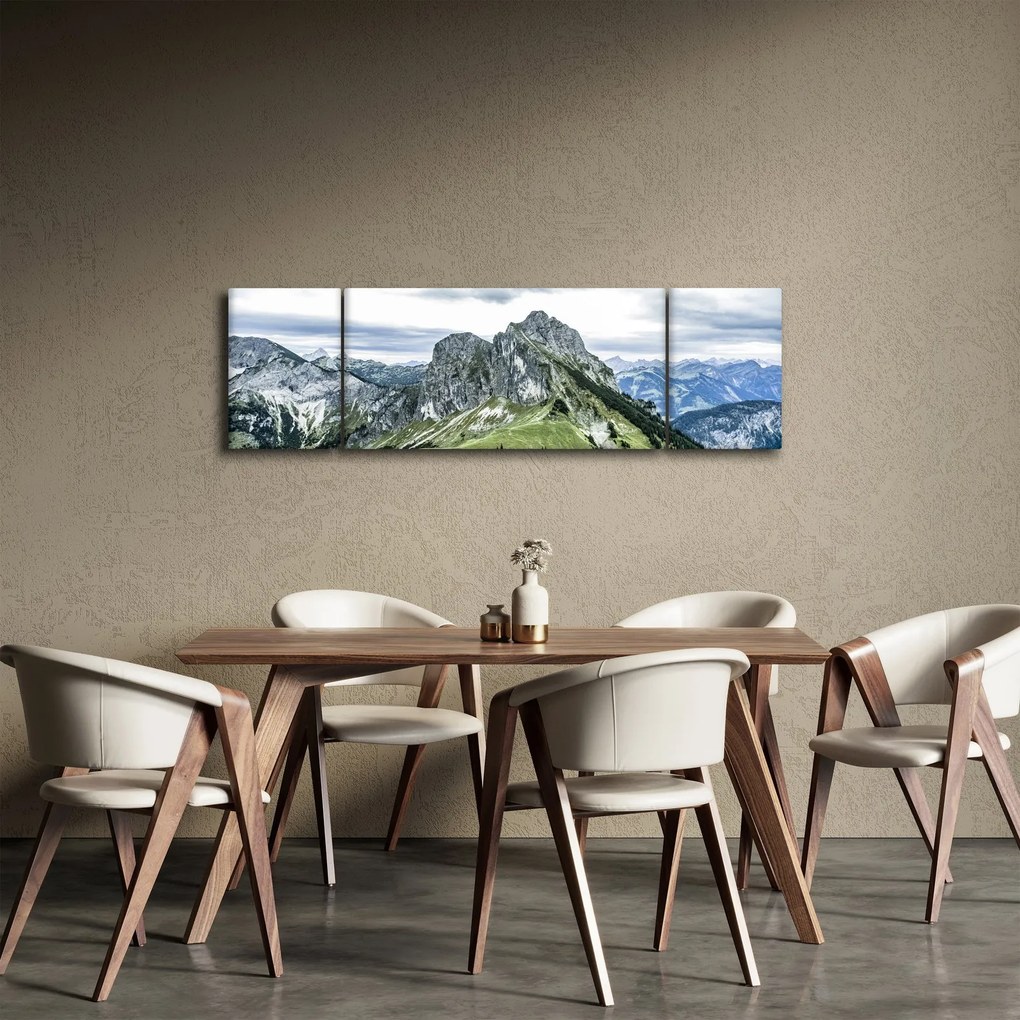 Obraz - Szczyty górskie (170x50 cm)