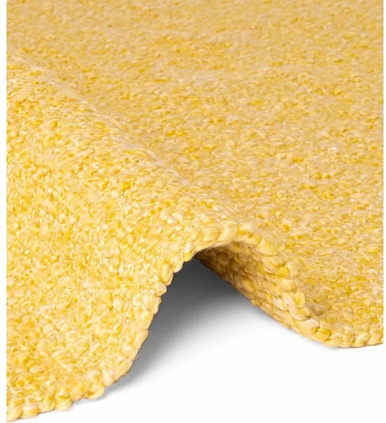 Żółty dywan z materiału bouclé tkany ręcznie 160x230 cm Notting Hill Portobello – Ted Baker