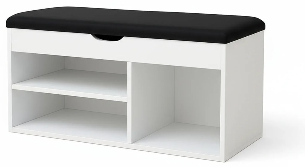 Szafka na buty z siedziskiem TRIA, 80 x 43 x 30 cm