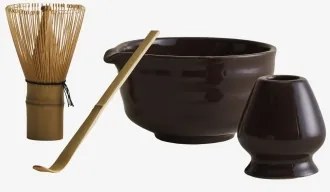 Zestaw Do Herbaty Matcha Z Ceramiki Nekaire Chocolate - Sklum