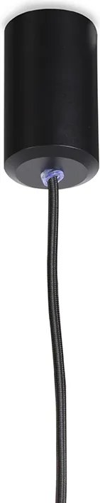 Inteligentna lampa wisząca Design Czarna z żarówką WiFi GU10 - Tuba Small