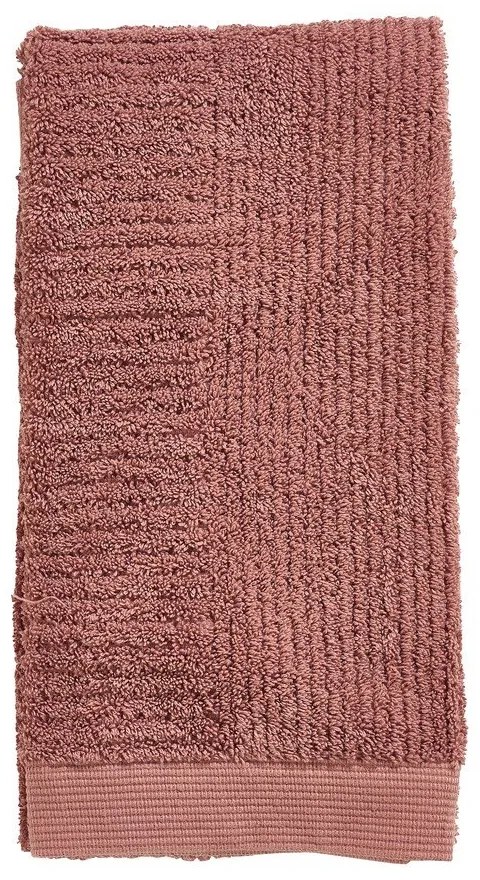 Czerwony bawełniany ręcznik frotte 50x100 cm Classic – Zone