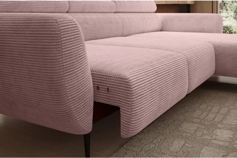 Narożnik ALISSON S/MINI z elektryczną regulacją siedziska WERSAL