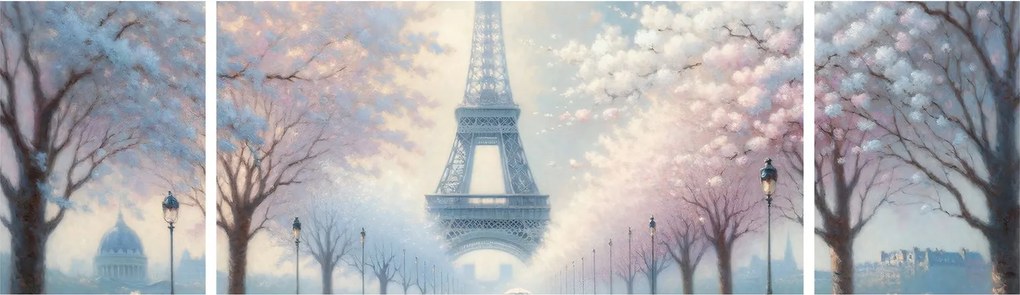 Obraz - Obraz z Paryża (170x50 cm)