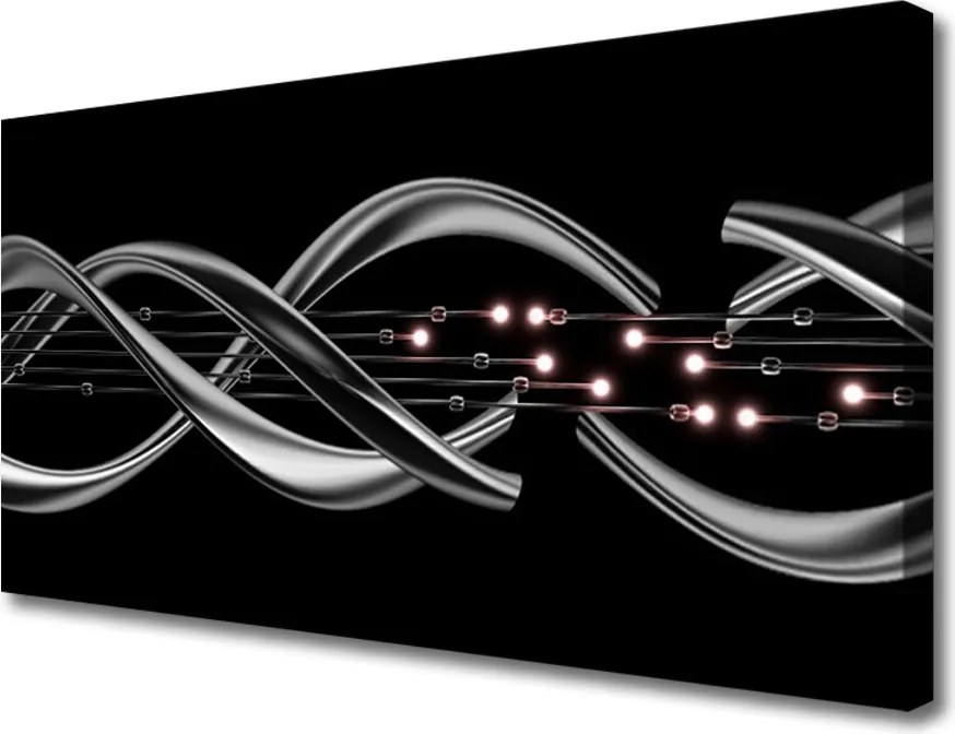 Obraz canvas Interakcja Barw i Kształtów