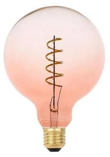 LED Żarówka FILAMENT SPIRAL G125 E27/4W/230V 2000K różowa