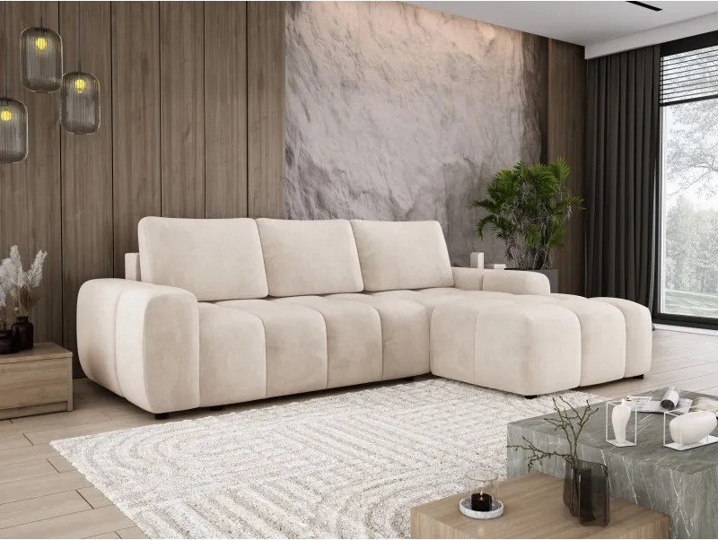 Narożnik MAILO funkcja spania DL z pojemnikiem SALVADOR 01 WERSAL