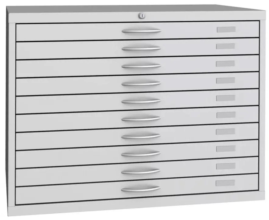 Szafka z szufladami na wykresy A1, 10 szuflad