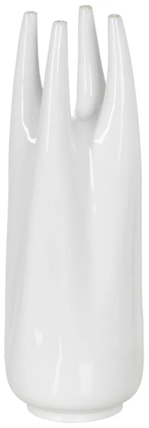 Biały ceramiczny wysoki wazon (wysokość 56 cm) Blanca – Ixia