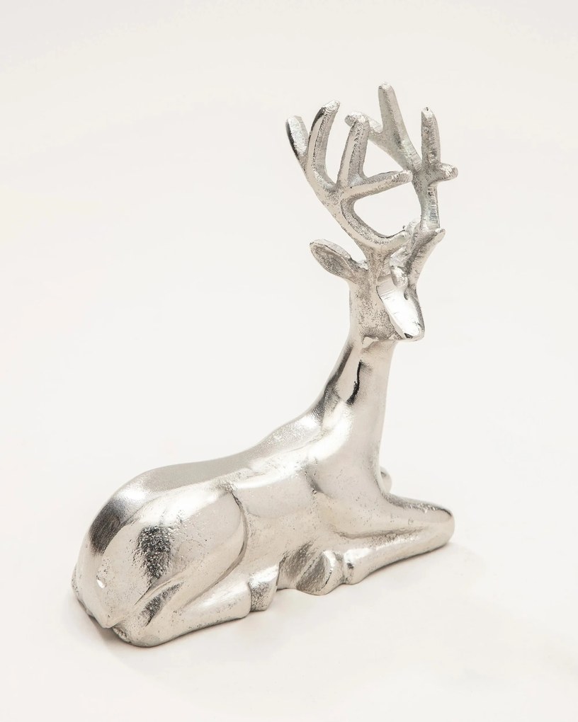 Figurka jelenia Silver Deer I 17x6x18 cm