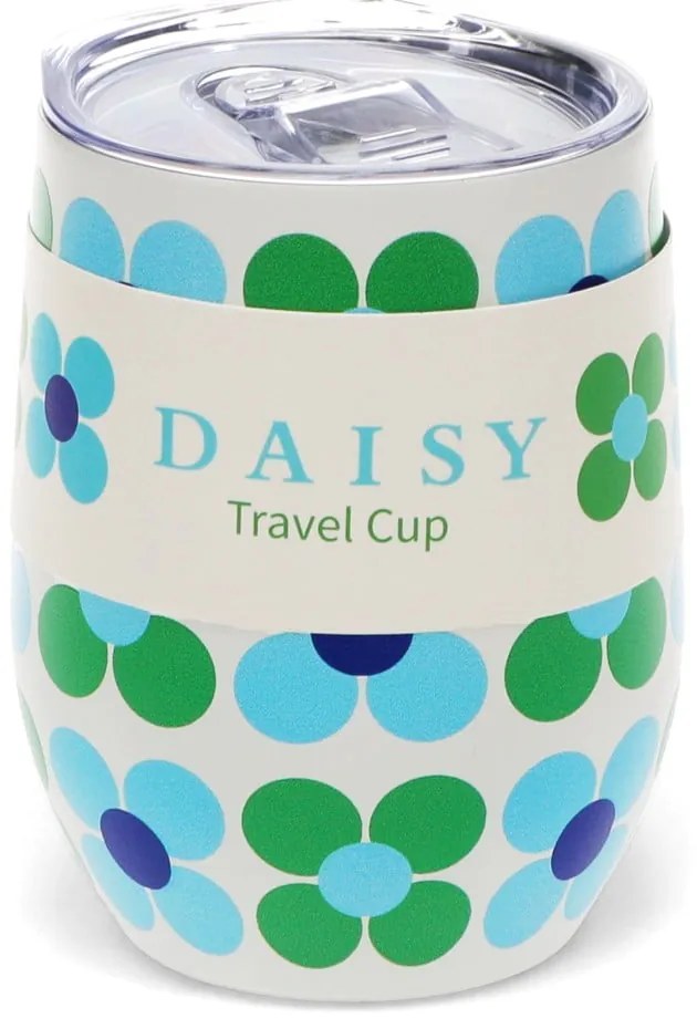 Kubek podróżny 350 ml Blue and green Daisy – Rex London
