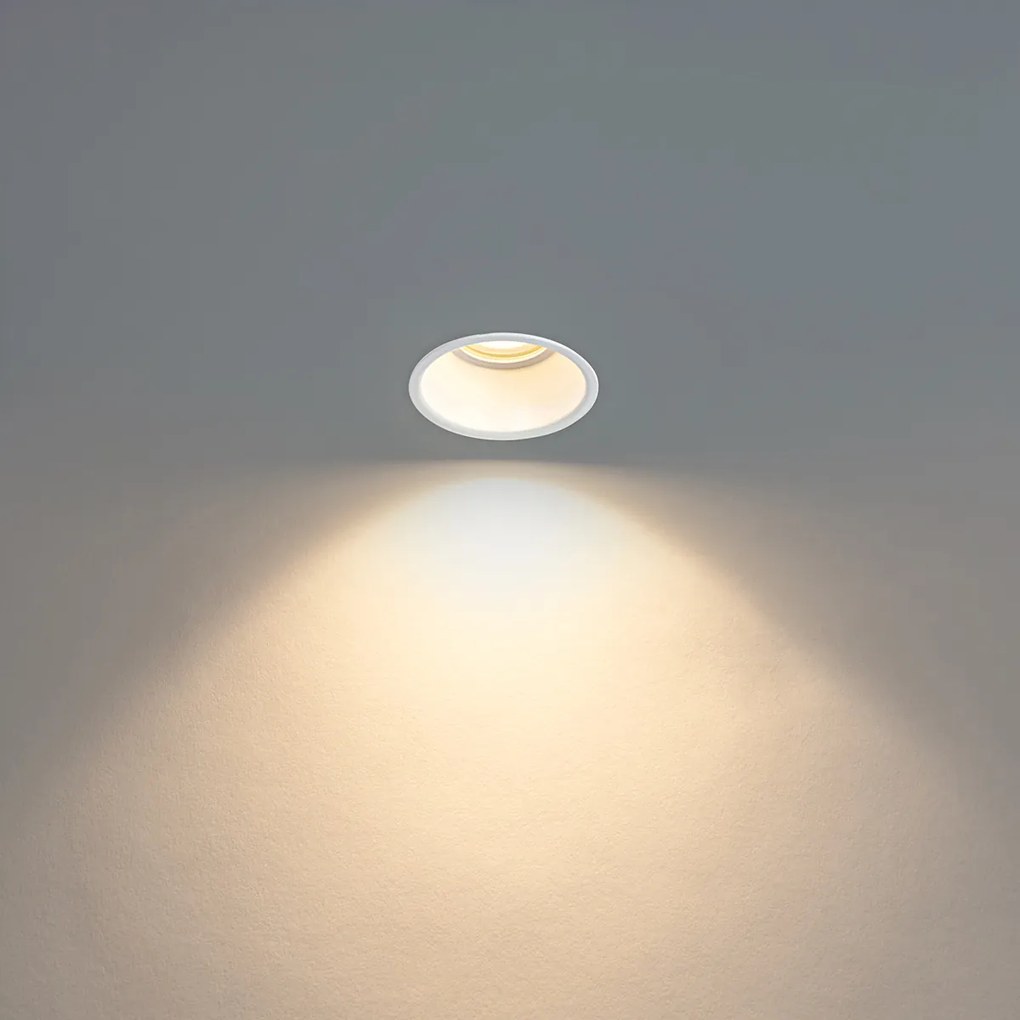 Inteligentny reflektor wpuszczany biały IP44 z Wifi GU10 50mm - Dept