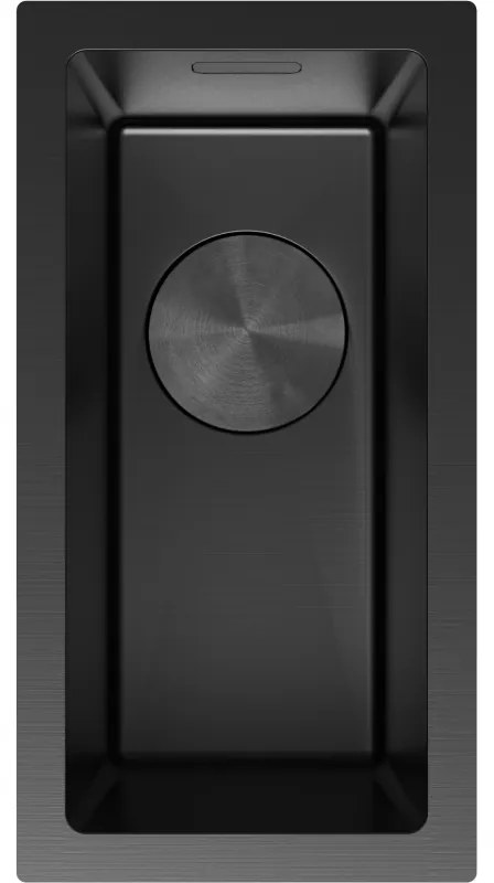 Mexen Trixo zlewozmywak stalowy 1-komorowy 230 x 440 mm, czarny - 6411221000-70