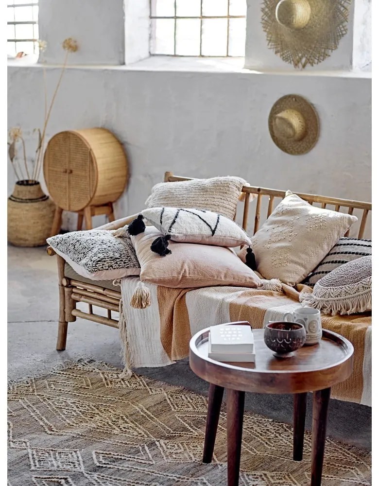 Beżowo-naturalna bambusowa sofa ogrodowa Sole – Bloomingville
