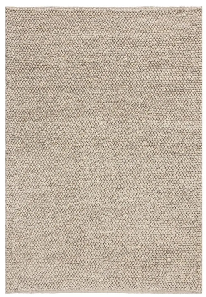 Jasnoszary dywan z mieszanki wełny tkany ręcznie 80x150 cm Minerals – Flair Rugs