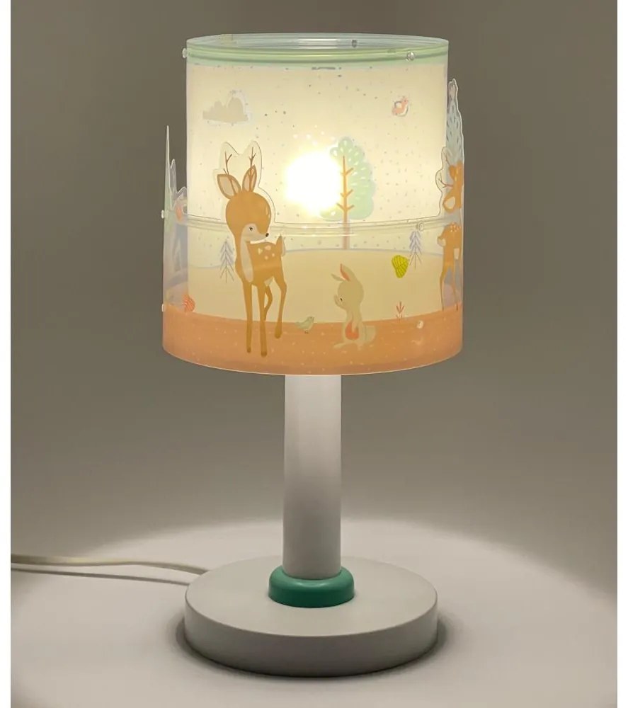 Dalber 61271N - LED lampka dziecięca LOVING DEER 1xG4/4W/230V wielobarwna