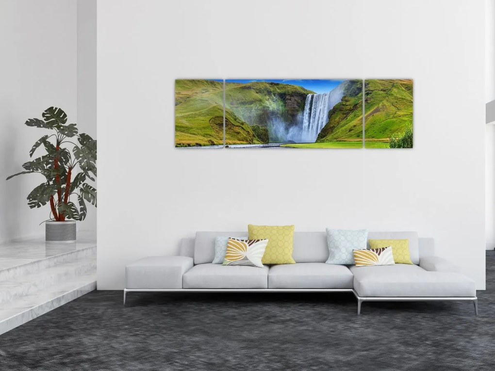 Obraz - Wodospad Seljalandsfoss (170x50 cm)