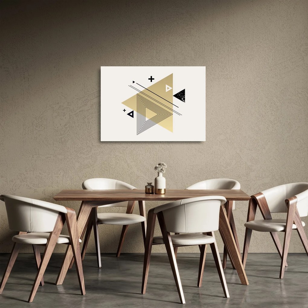 Obraz na szkle - Kształty geometryczne N⁰4 (70x50 cm)
