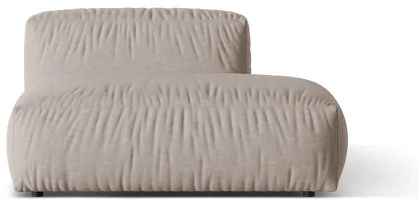 Beżowy moduł sofy (prawostronny) Martina – Micadoni Home