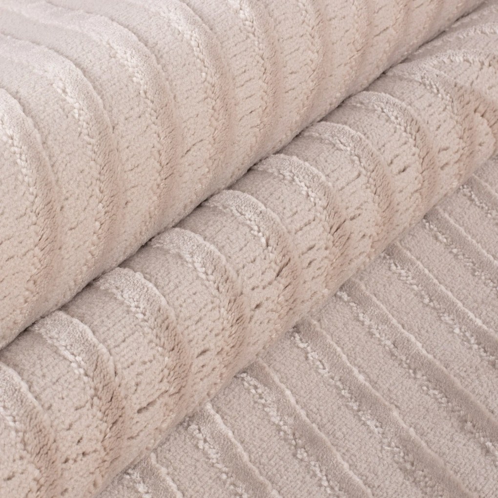 Dywan 3D nowoczesny Sahara Wstęga beżowy 120 cm x 170 cm