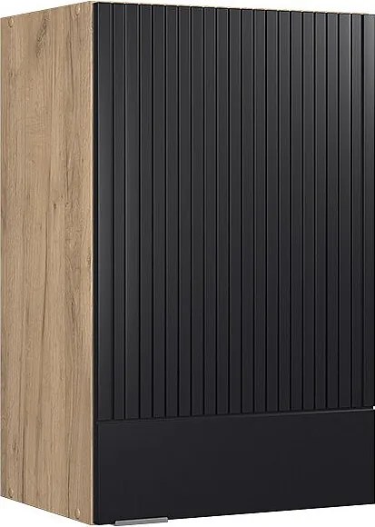 Szafka ścienna czarne paski 45x34.1x72 fame-line