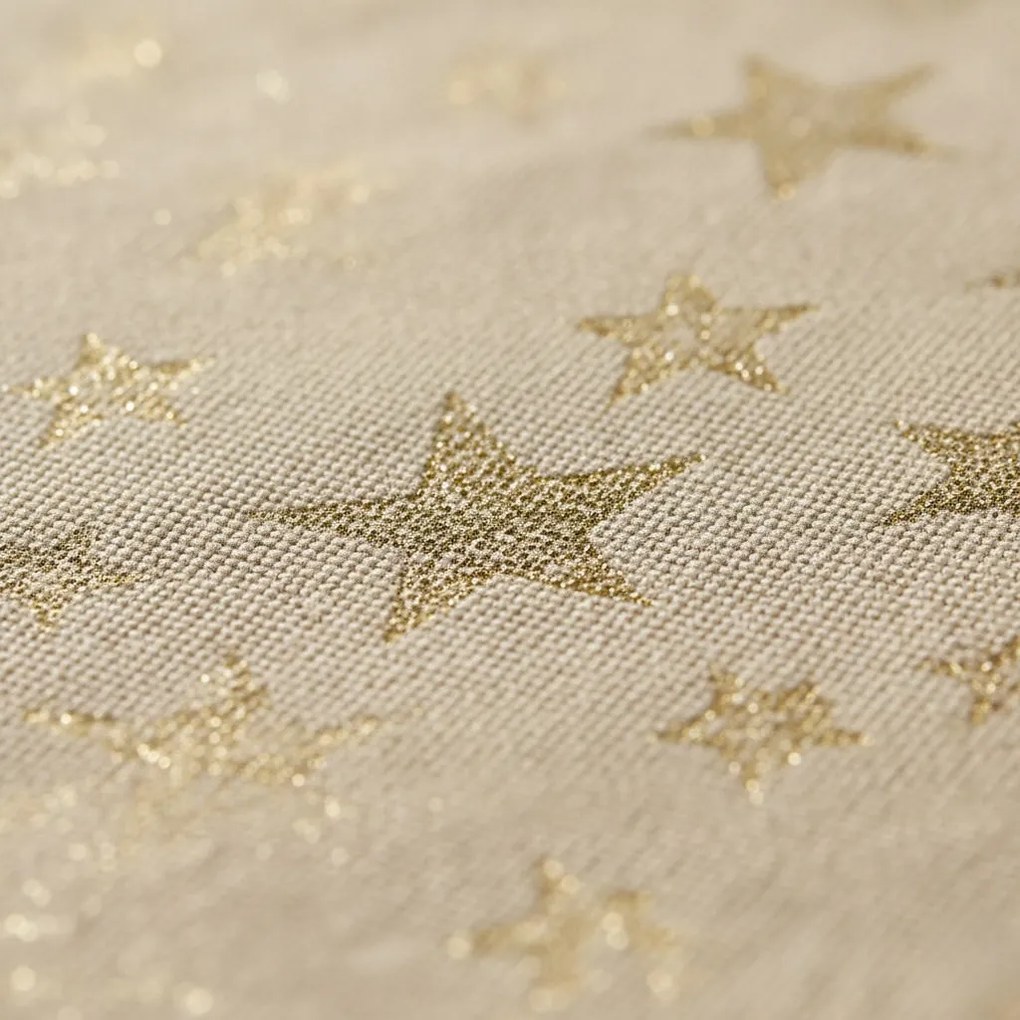 Podkładka pod Talerz Złota Mata na stół 33x45 cm w gwiazdki dekoracyjna
