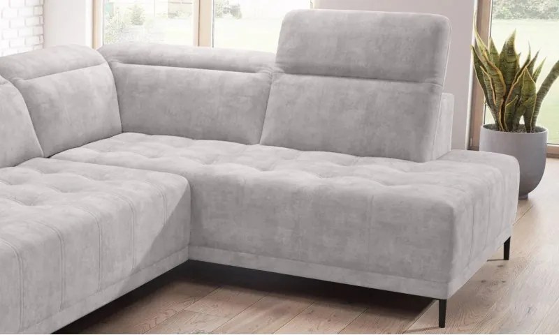 Narożnik FOCUS L z elektryczną regulacją w tkaninie SALVADOR 13 WERSAL